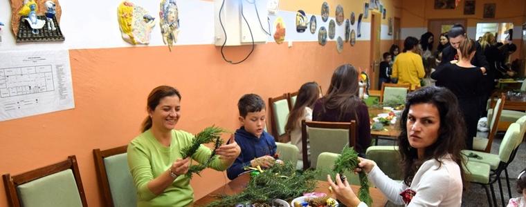 Коледна работилница за семейно творчество се проведе в Каварна