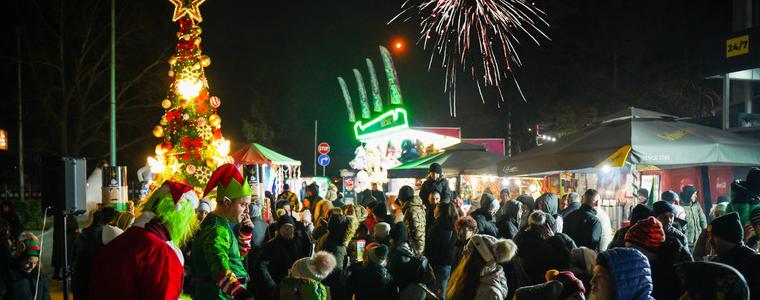 Коледното градче в DS Park Добрич отвори врати и донесе празнична магия за малки и големи (СНИМКИ)