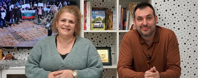 Надежда Иванова и Деан Дуков: Този протест е на всички свободни граждани (ВИДЕО)