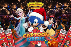 Коледен цирк „Иванов“ пристига в Добрич с най-новото си шоу Cartoon Circus