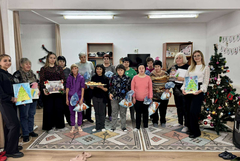 НЧ „Светлина-1940“ – с. Ловчанци с коледно посещение в Защитени жилища – Добрич