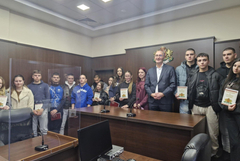 Председателят на Административен съд – Добрич съдия с лекция пред ученици за разделението на властите 