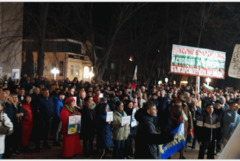 Протестът в град Добрич – повече хора и по-голяма решимост