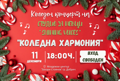 Студио за певци „Shining voices“ кани на празничен концерт "Коледна хармония"