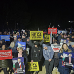 Привърженици на "ДПС-Ново начало" се събраха на митинг в Крушари тази вечер