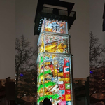 Спектакъл "Коледуване в Добруджа" и 3D мапинг върху часовниковата кула в "Стария Добрич" (ВИДЕО)