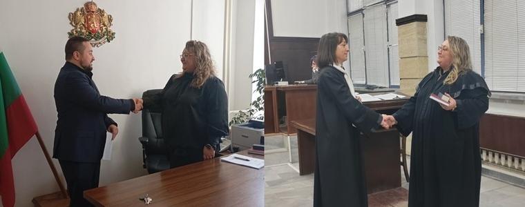 Двама нови съдии встъпиха в длъжност в Районен съд – Добрич