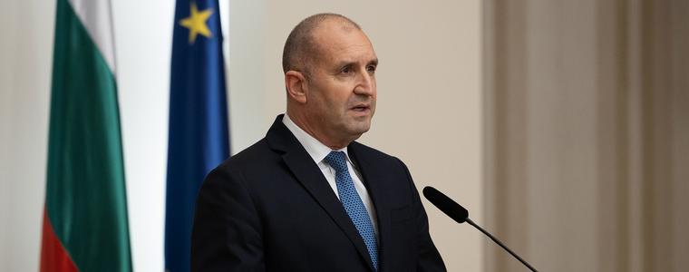 Президентът Румен Радев ще направи обръщение към българския народ