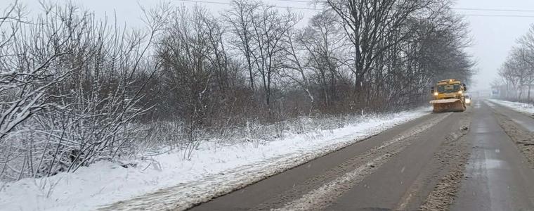 Всички пътища в община Каварна са проходими при зимни условия