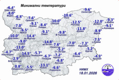 Добрич - едно от най-мразовитите места в страната тази сутрин