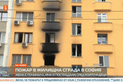 Жена загина при пожар в центъра на София, има пострадали деца