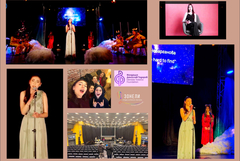 Мила Чеварганова от Студио „Зонели“ представи своя авторска песен на софийска сцена