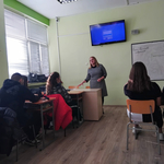 Съдия от Окръжен съд Добрич разговаря с ученици от СУ „Св. св. Кирил и Методий“