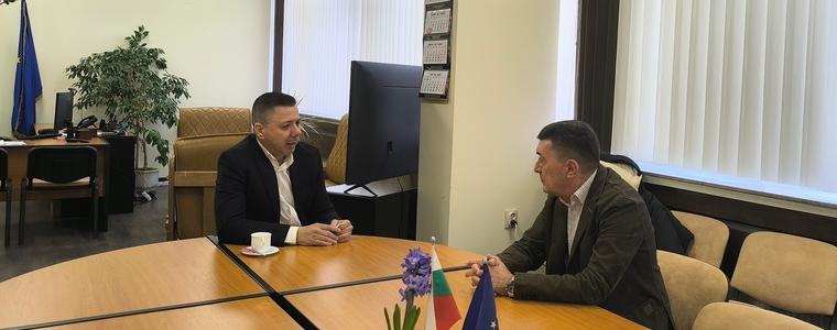 Асен Атанасов проведе работна среща с директора на ВиК Добрич