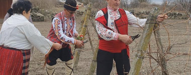 Посрещат Трифон Зарезан в Община Добричка