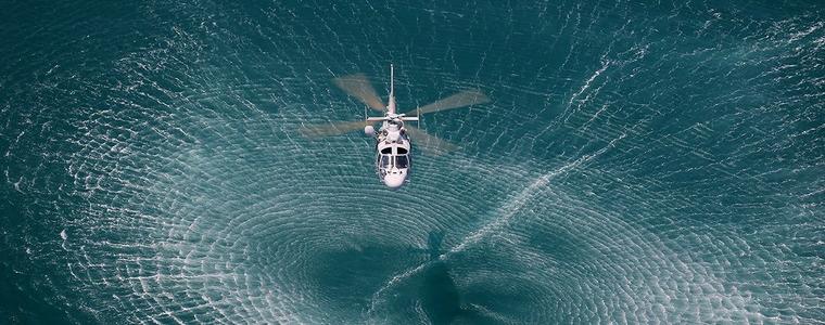 Вертолет от състава на ВМС се включи в операцията по издирване на риболовния кораб от Балчик