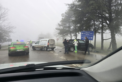 Катастрофа по пътя Добрич - Варна причини голямо задръстване