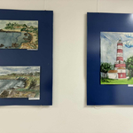 Изложбата „Стражът на млечната светлина, която ни връща у дома“ гостува в Окръжния съд 