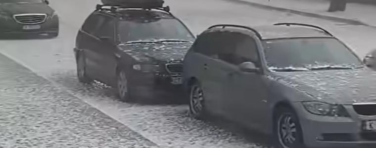 Мощна буря с градушка удари Крумовград