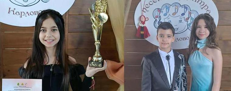 Първа награда за Ванеса Кънчева от Национален конкурс в Карлово
