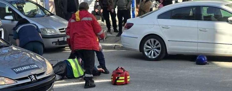 Велосипедист пострада заради голяма дупка на пътя в Добрич