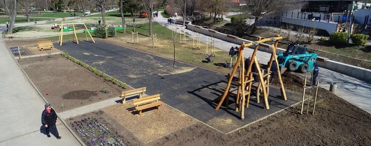 Въжeният лифт в парка – ремонтиран и в обновено пространство (ВИДЕО)