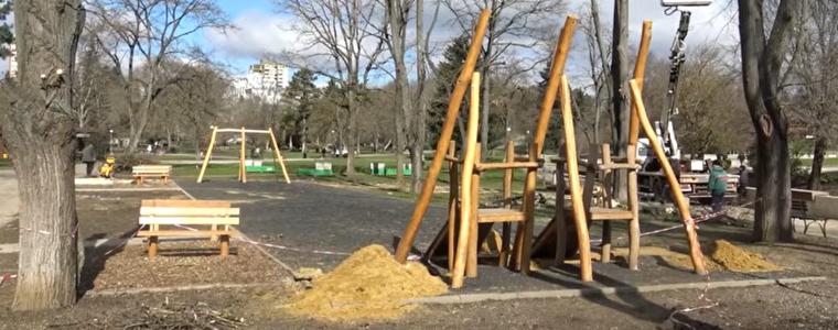 Започва залесяване на зоната около съоръжението „Дървен лифт“ в градския парк 