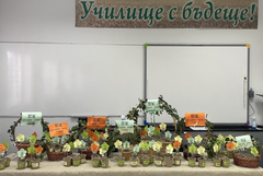 На Благовещение ученици от ПГАС зарадваха добричлии с подаръци - билкови семена