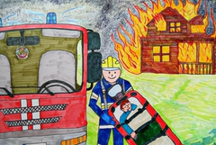 Приключи общинският етап в Добрич на конкурсa за детска рисунка „С очите си видях бедата“  