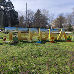 Поставиха великденска украса в Тервел