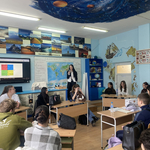 Зрелостници от СУ „Св. Климент Охридски“ пресъздадоха избори в интерактивен урок