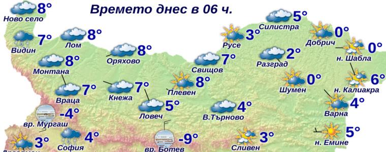 Добрич тази сутрин беше сред най-студените места в страната