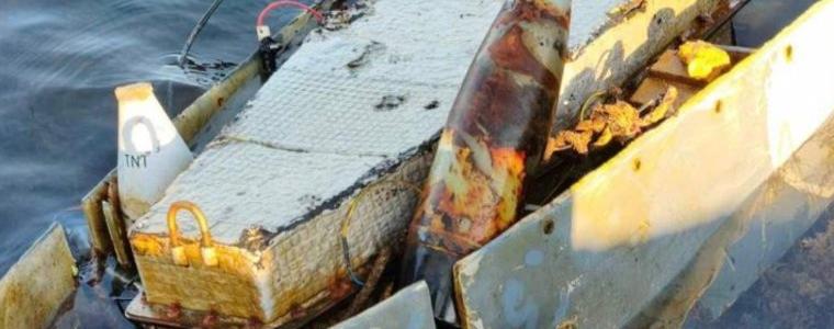 Специализиран екип от ВМС унищожи плаващ дрон