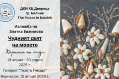 „Чудният свят на морето“ - изложба на Златка Божилова в Двореца