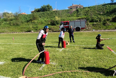 Отборът на СУ „Йордан Йовков“ спечели общинския кръг на състезанието „Млад огнеборец“ в Тервел