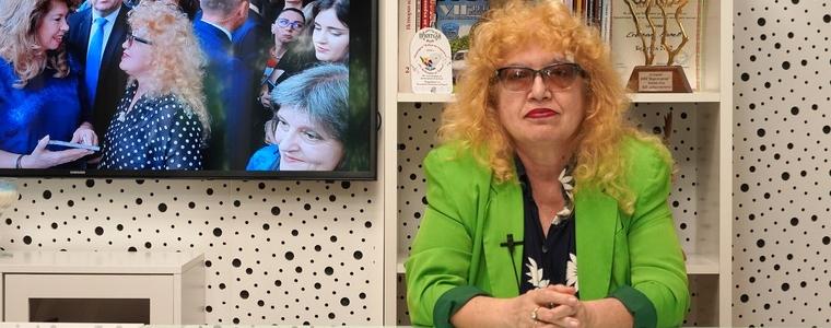 Елвира Пастърмаджиева беше гост на приема на президента, подари диск на „Добруджански звуци“ (ВИДЕО)