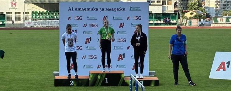 Мирела Минчева триумфира на 100 м. при девойките под 18 години на турнира „Никола Вълчанов“