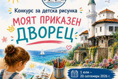 Конкурс за детска рисунка „Моят приказен Дворец“ организира ДКИ КЦ „Двореца“ – Балчик