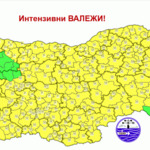 Жълт код заради очаквани проливни дъждове днес