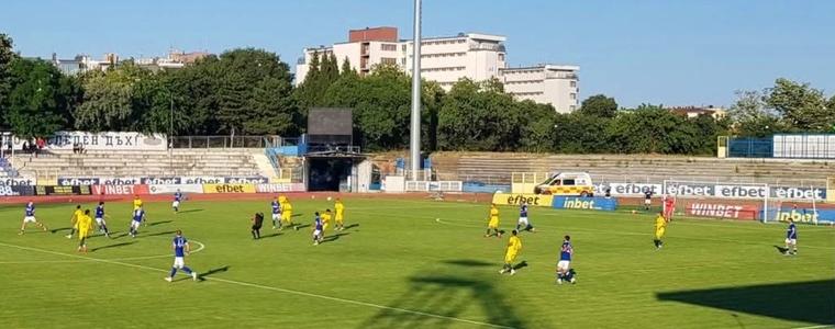 ФУТБОЛ: Добруджа допусна първа загуба в контролите след обрат срещу Спартак във Варна