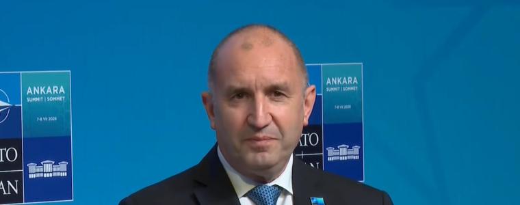 Румен Радев на срещата на НАТО в Анкара: България ще продължи да подкрепя Украйна съобразно възможностите си