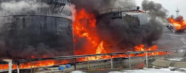 Украйна е ударила петролна рафинерия в Самарска област на Русия