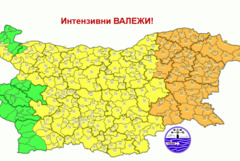 ВНИМАНИЕ за времето утре: Оранжев код за интензивни валежи, гръмотевични бури и градушки