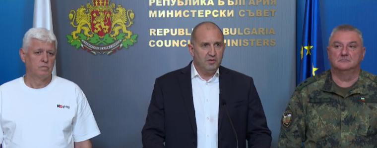 Румен Радев: В 8:10 е нахлул дрон над българското въздушно пространство, взривен е във въздуха