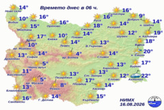 Добрич - най-студеният град в страната тази сутрин