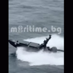 Появи се видео от атаката на морски дрон срещу контейнеровоза край нос Калиакра